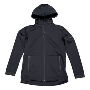 ADIDAS TERREX Shell Waterproof Shacket Outdoor Hiking Black Jacket Womens Medium